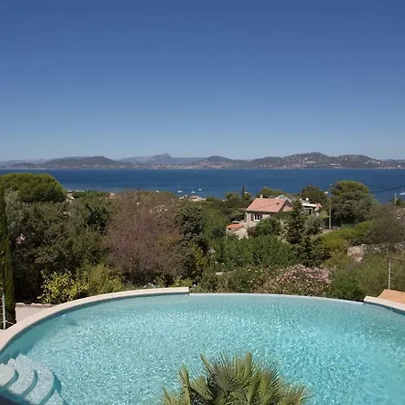 ヴィラ Giens Superbe Vue Mer A 180° Piscine Et Jacuzzi イエール